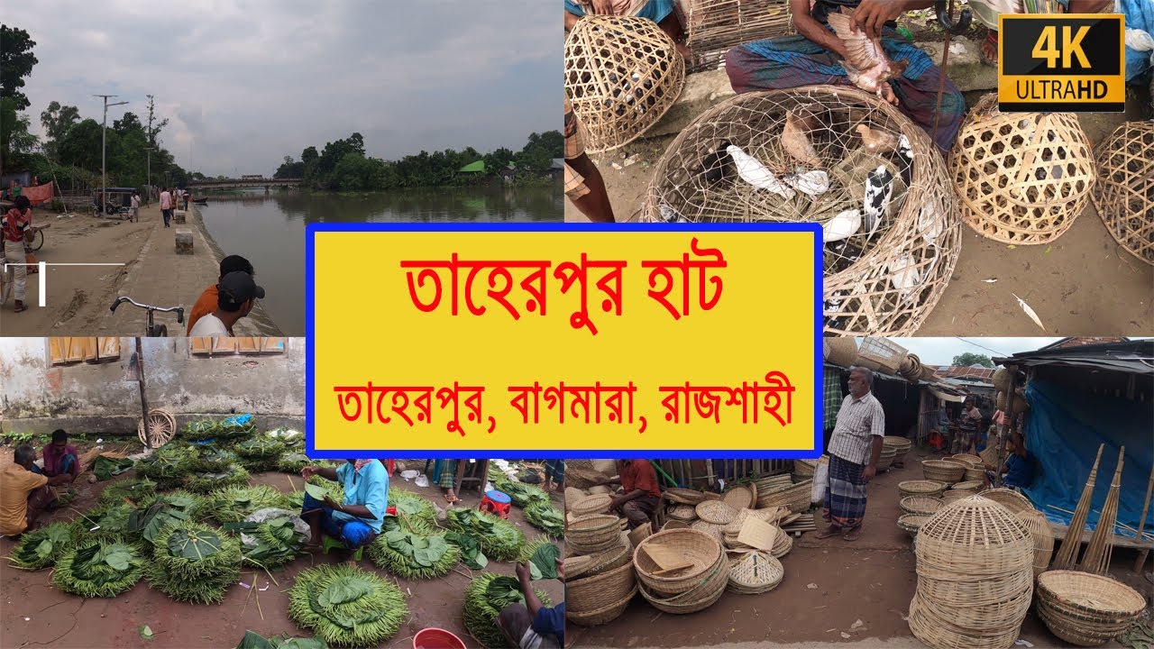 Taherpur Haat || Taherpur Bazar || তাহেরপুর হাট || 4K UHD || Bapon Singha