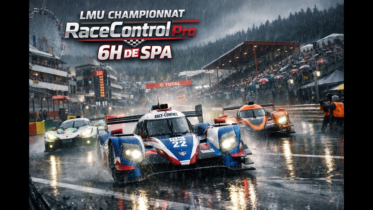🎮 LMU — Chpt RaceControl Pro 🏁 6h de Spa 🔰 Team ACA360° 🐆💨 LMP2 ELMS Onboard — Damien J & Jérôme D
