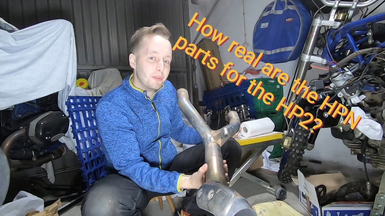 I show you all HPN parts for the BMW HP2 ENDURO