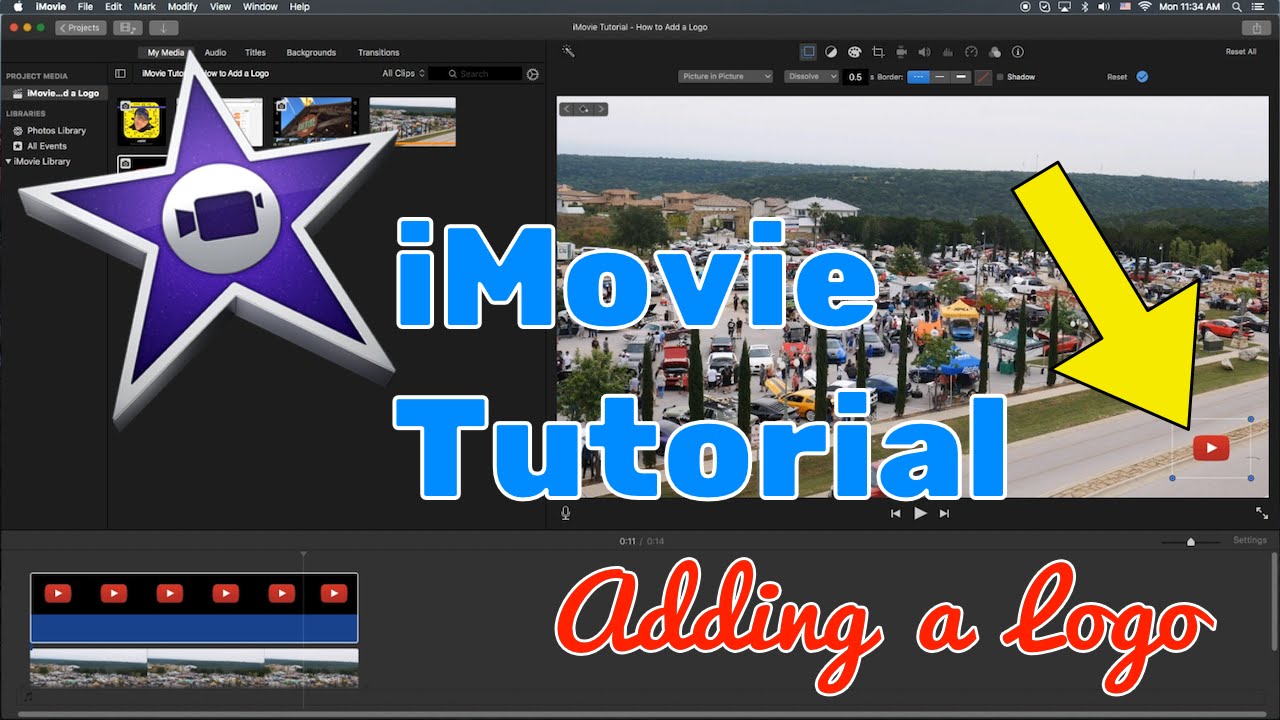 Учебное пособие iMovie 2016 &mdash; как добавить логотип в видео