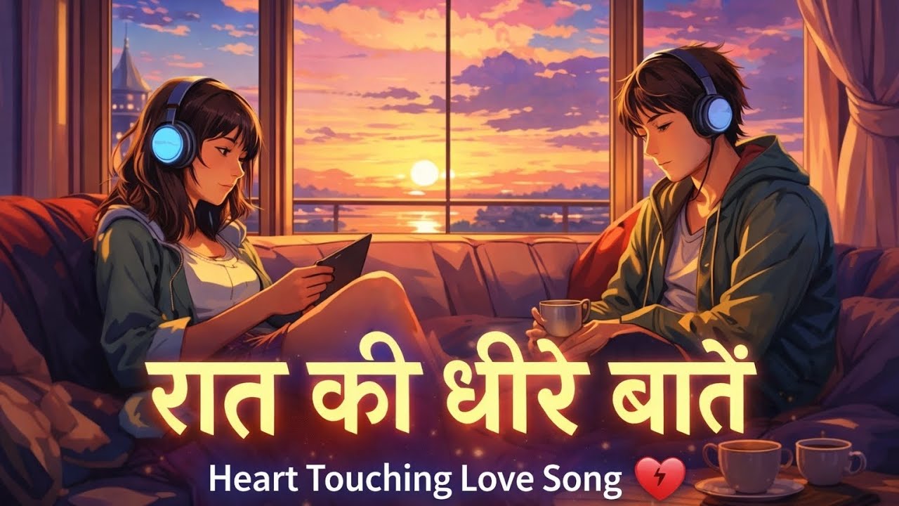 रात की खामोश बातें 💔 | Very Sad Romantic Song | Hindi Love Song #song #lofimusic 