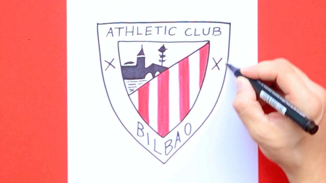 How to draw Athletic Bilbao Logo
