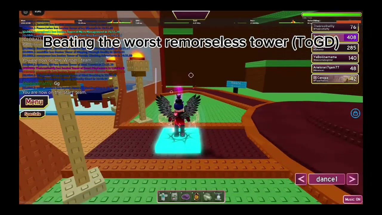 Beating the worst remorseless tower