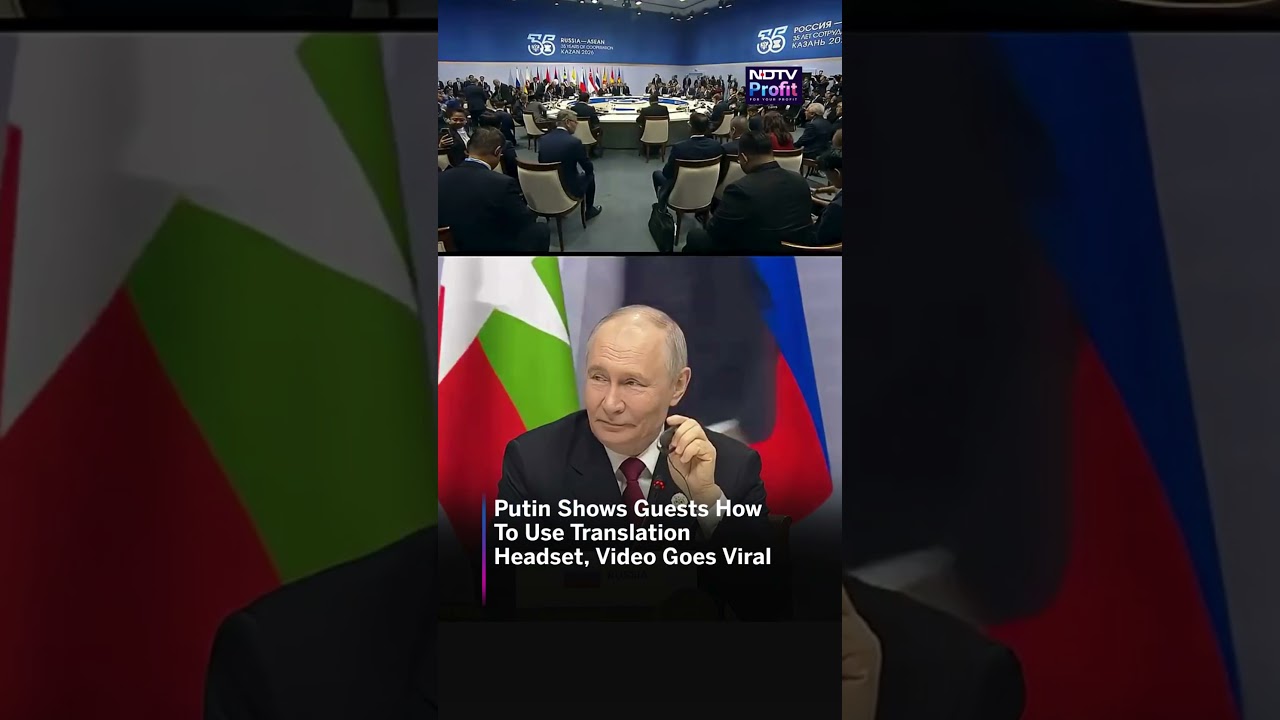 Watch: Putin Shows Guests How To Use Translation Headset At Russia-ASEAN Summit, Video Goes Viral