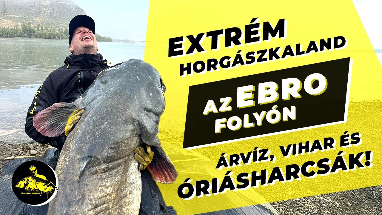 EXTRÉM horgászkaland az Ebro folyón - Árvíz, Vihar és ÓRIÁSHARCSÁK