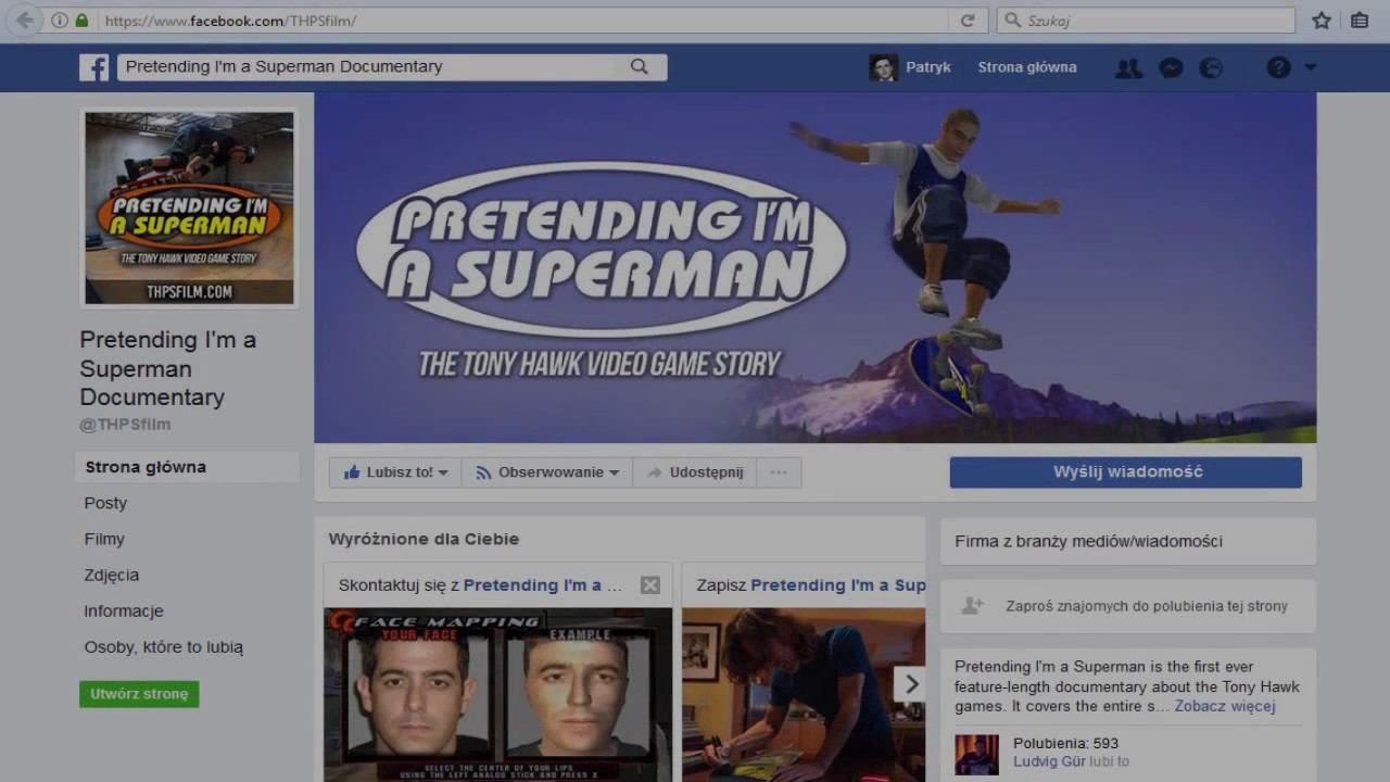 Pretending I'm a Superman The Tony Hawk Video Game Story | THPSFILM.COM