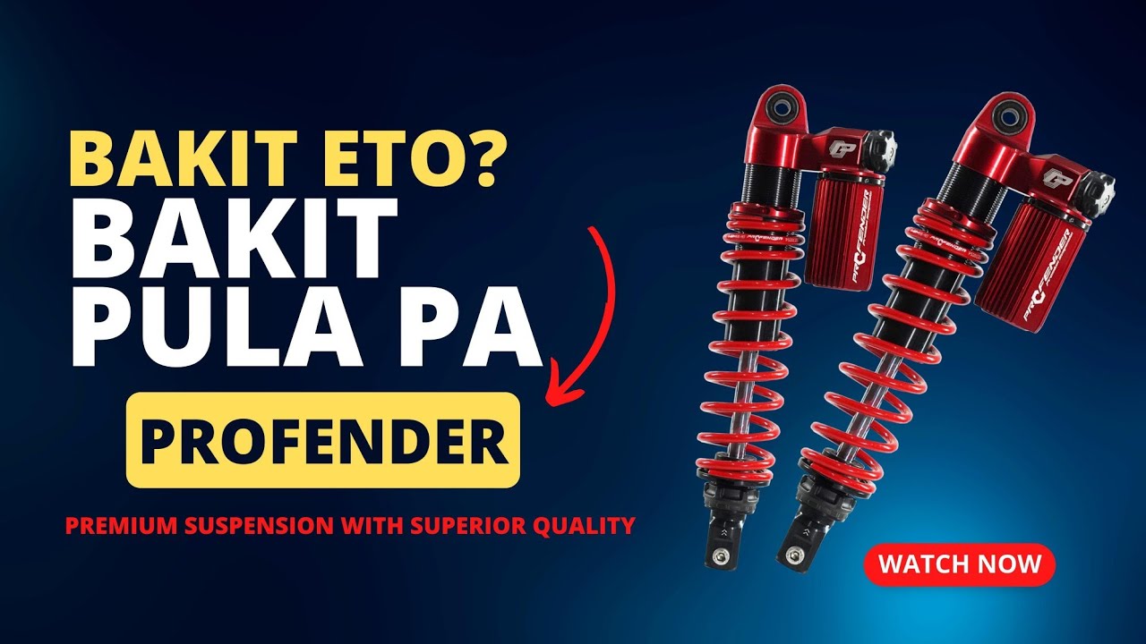 ProFender Premium Suspension FIRST IMPRESSION at bakit PULA! 😅