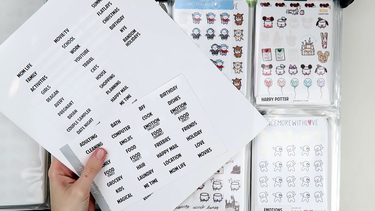 Character Sticker Organization & Declutter (Plus a Q&A!)