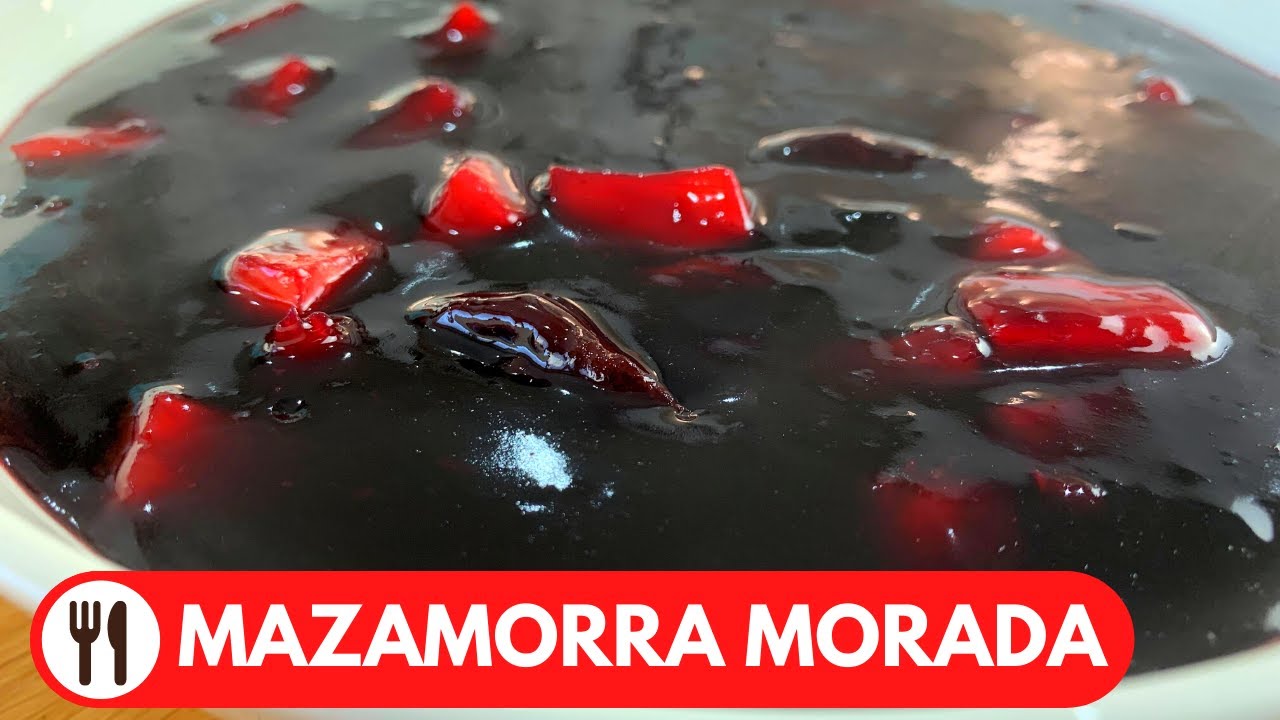 🇵🇪 MAZAMORRA MORADA | POSTRE DELICIOSO | RECETA PERUANA