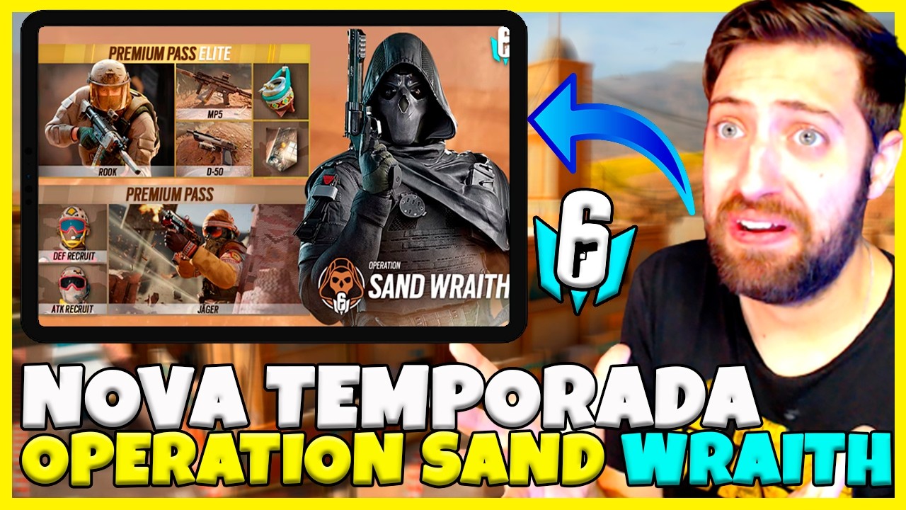 🔥 SAIU! TODAS as NOVIDADES da NOVA TEMPORADA OPERATION SAND WRAITH do RAINBOW SIX MOBILE!