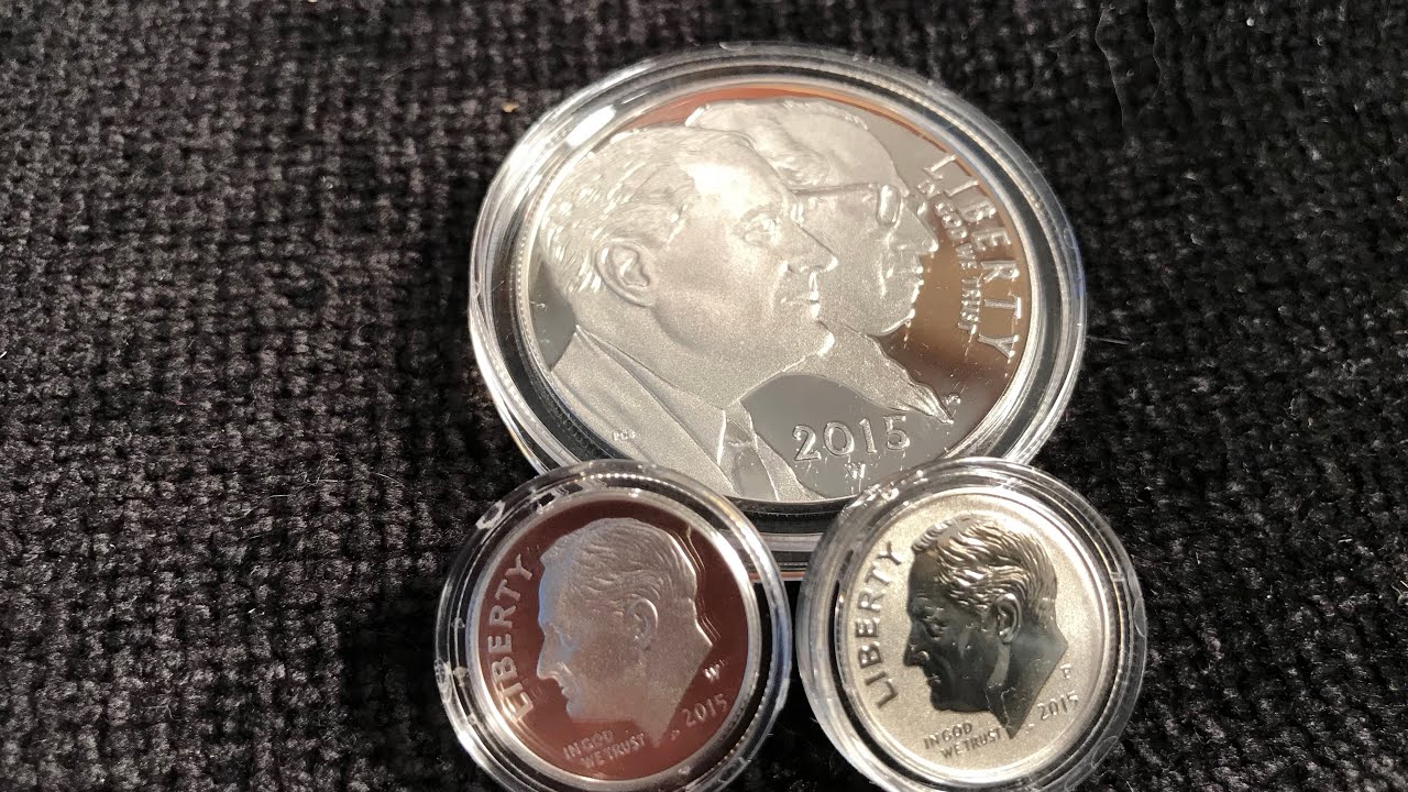 2015 March of Dimes Special Silver Set / 2015 W Proof & 2015 P Reverse Proof Roosevelt Dime