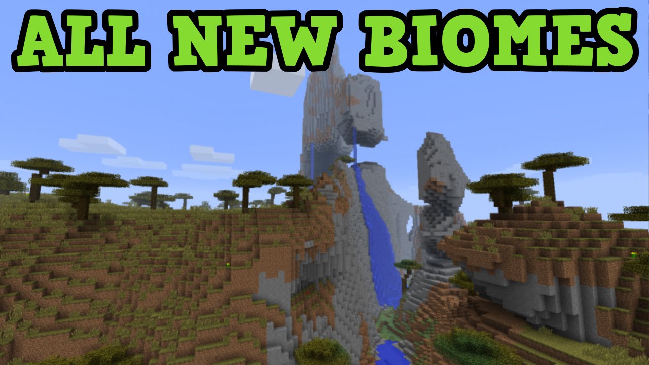 Minecraft Xbox 360 + PS3 - ALL NEW BIOMES in TU25