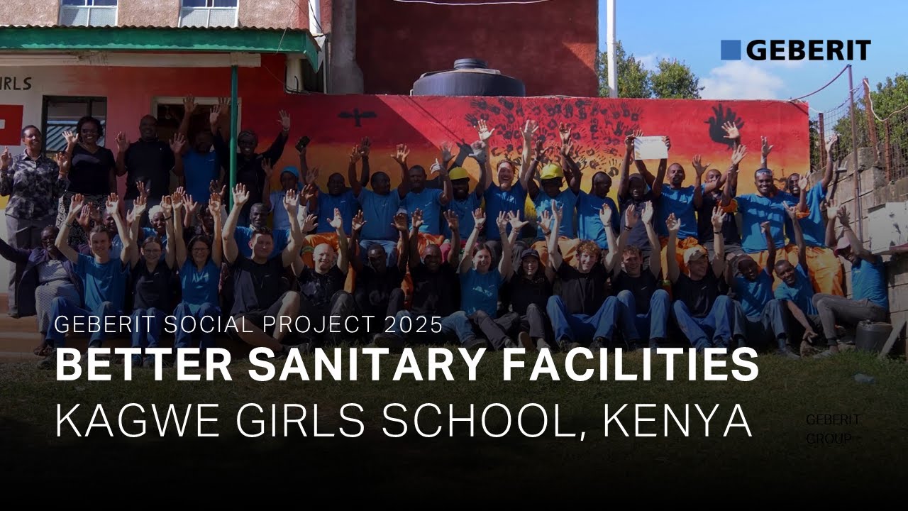 Geberit Social Project 2025: Working together for better sanitary facilities in Kenya