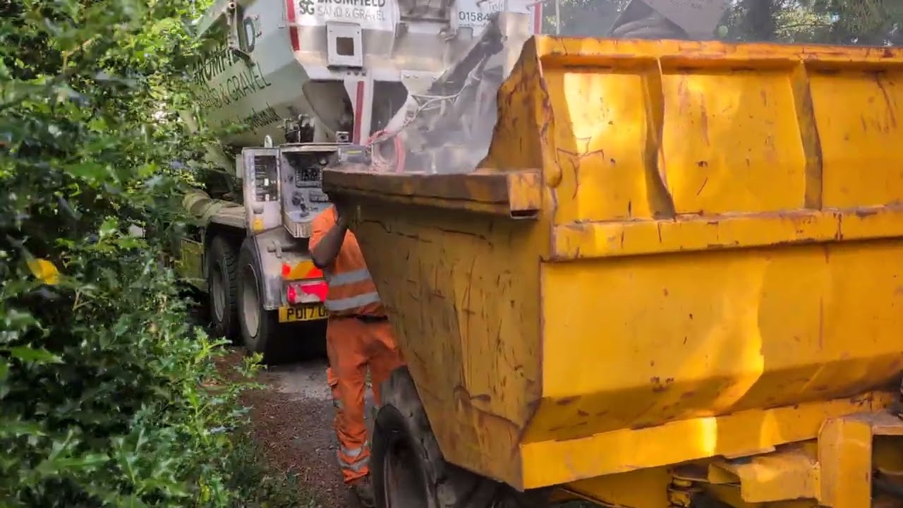 Concrete pouring