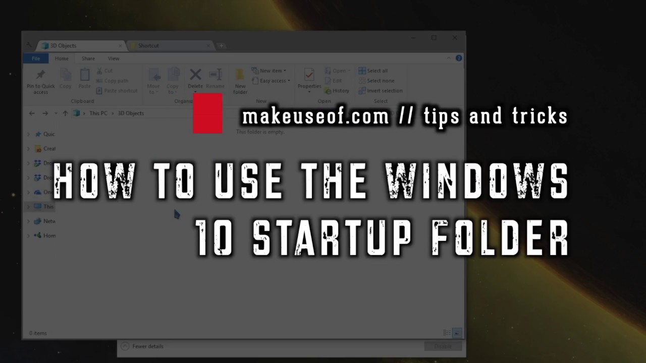 Как использовать папку автозагрузки Windows 10