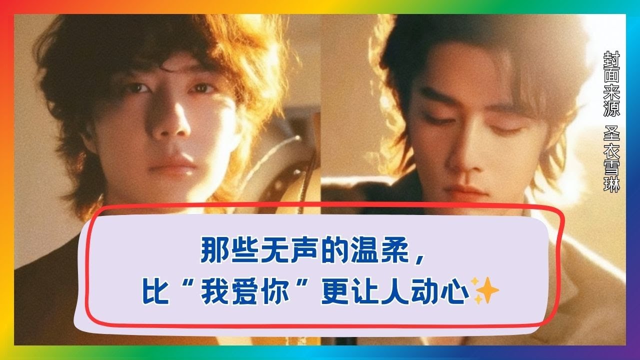 无声胜有声！肖战那些比“我爱你”更打动心的温柔瞬间✨
