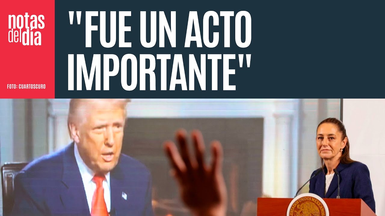 Sheinbaum dice que el evento en el Zócalo mostró la fortaleza del pueblo y del país