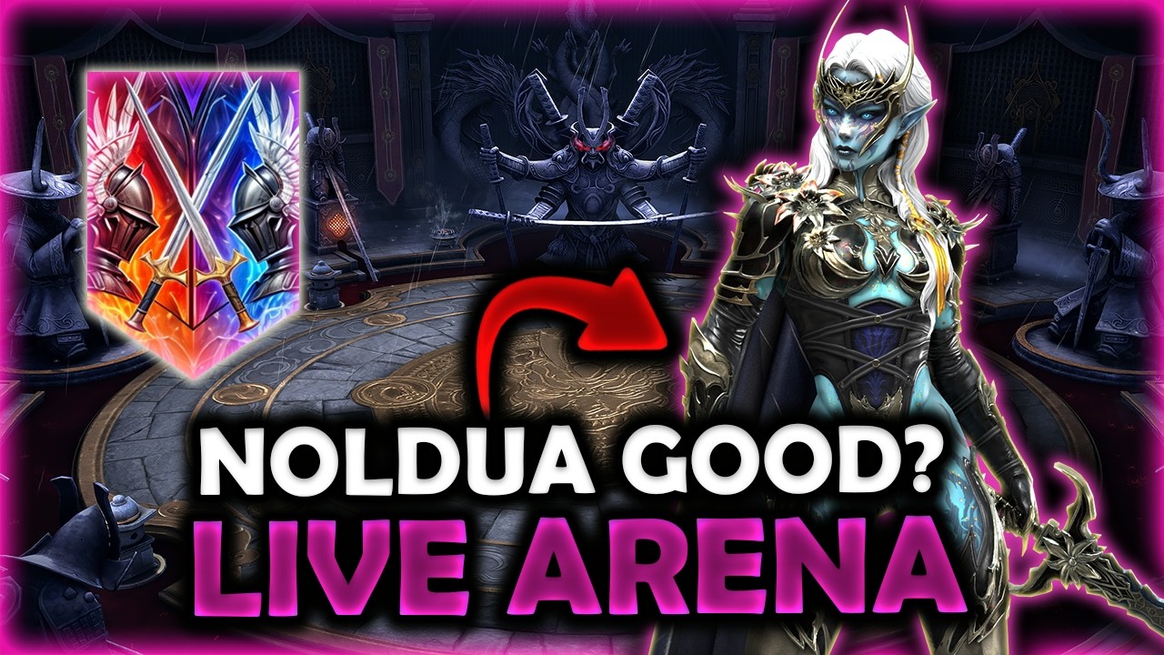 Noldua A1 Kinda OP 3 Turn Enfeeble? - Testing Noldua In Top 100 Live Arena I RAID: Shadow legends