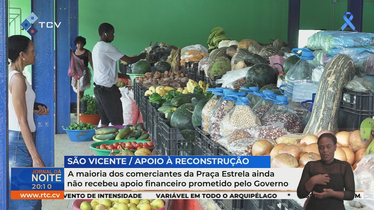 São Vicente: Maioria dos comerciantes da Praça Estrela ainda sem apoio prometido