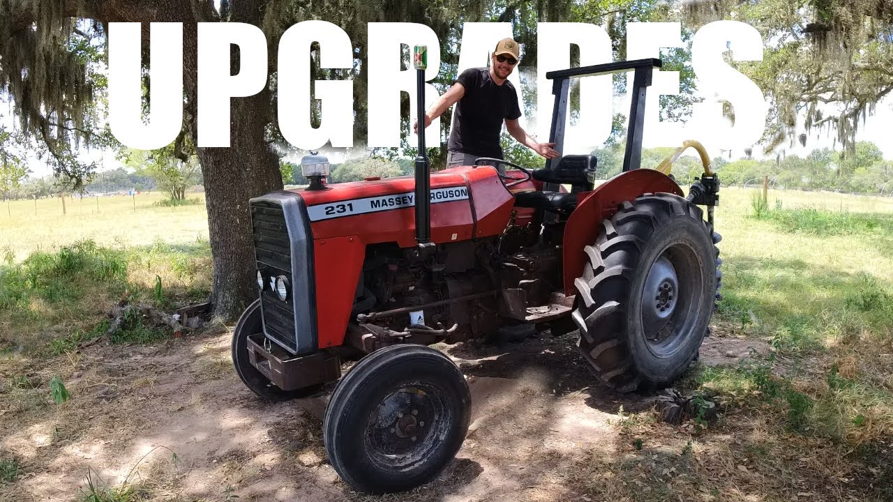 Adding missing and new parts to the Massey Ferguson 231.