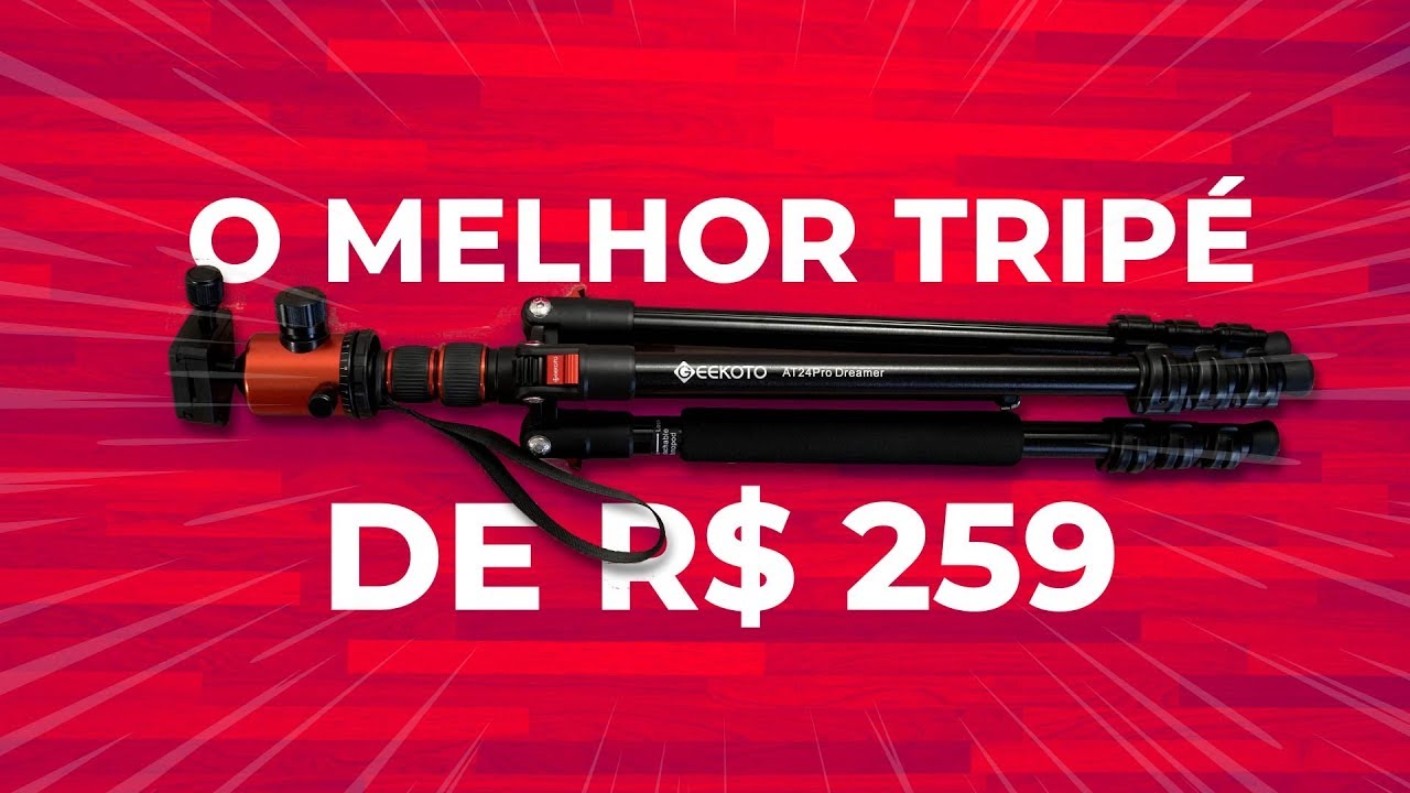 Tripé bom e barato? Geekoto AT24 Pro (Review)