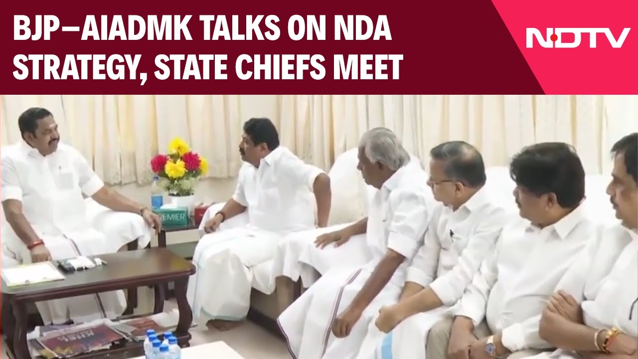 Tamil Nadu Polls | BJP&ndash;AIADMK Talks On NDA Strategy, State Chiefs Meet