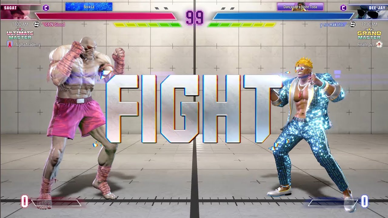 SF6 - PUNK (SAGAT) VS MAKOTO (DEE JAY) - PARTIDA ABSURDA! #sf6