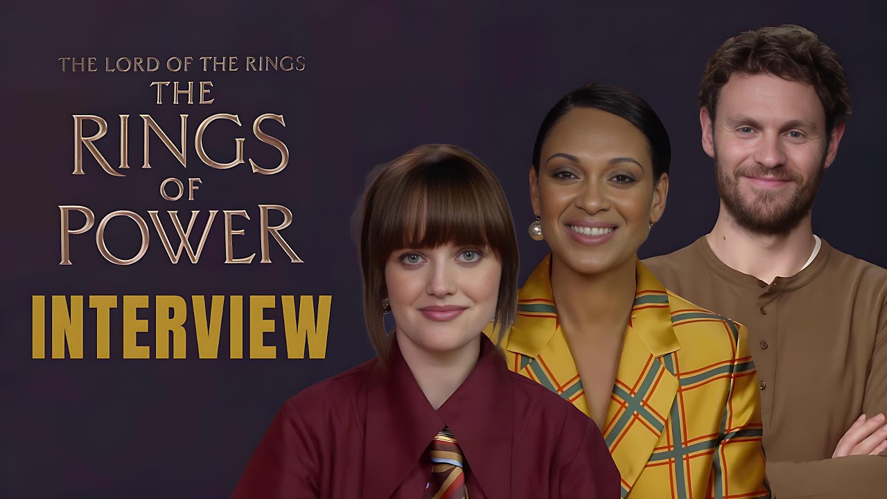 THE RINGS OF POWER Interview | Charlie Vickers, Cynthia Addai-Robinson & Markella Kavenagh on SSN 2