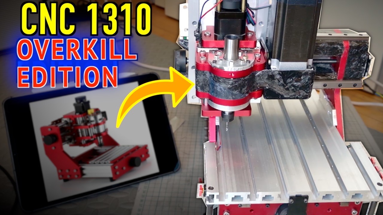 CNC1310 Overkill Edition | Самый мощный самодельный фрезерный станок с ЧПУ
