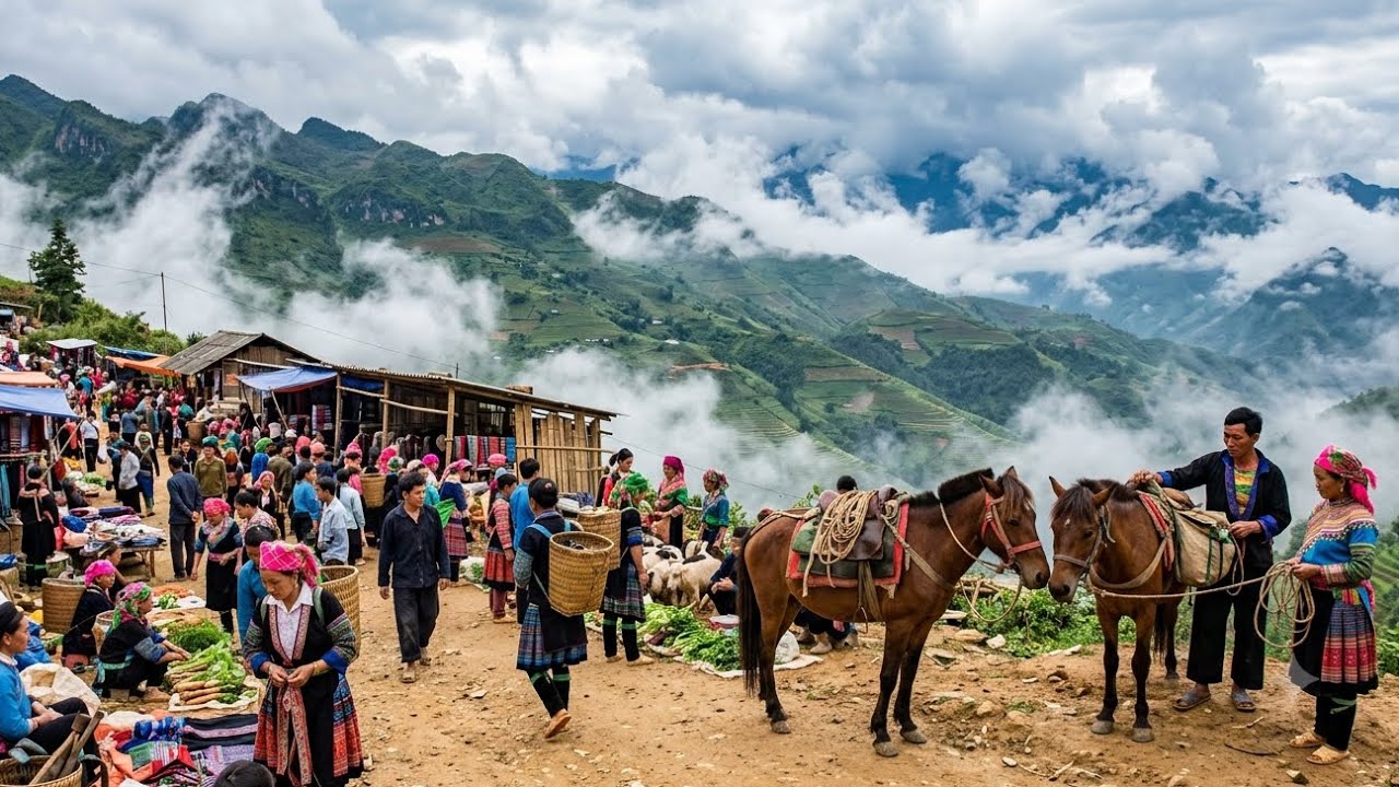 Hidden Mountain Market in Vietnam | A Journey Above the Clouds