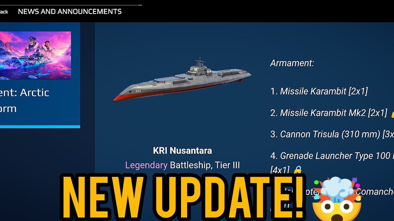 Modern Warships Event: Arctic Storm | new update season #modernwarships #gaming #mwcreator #mwneval