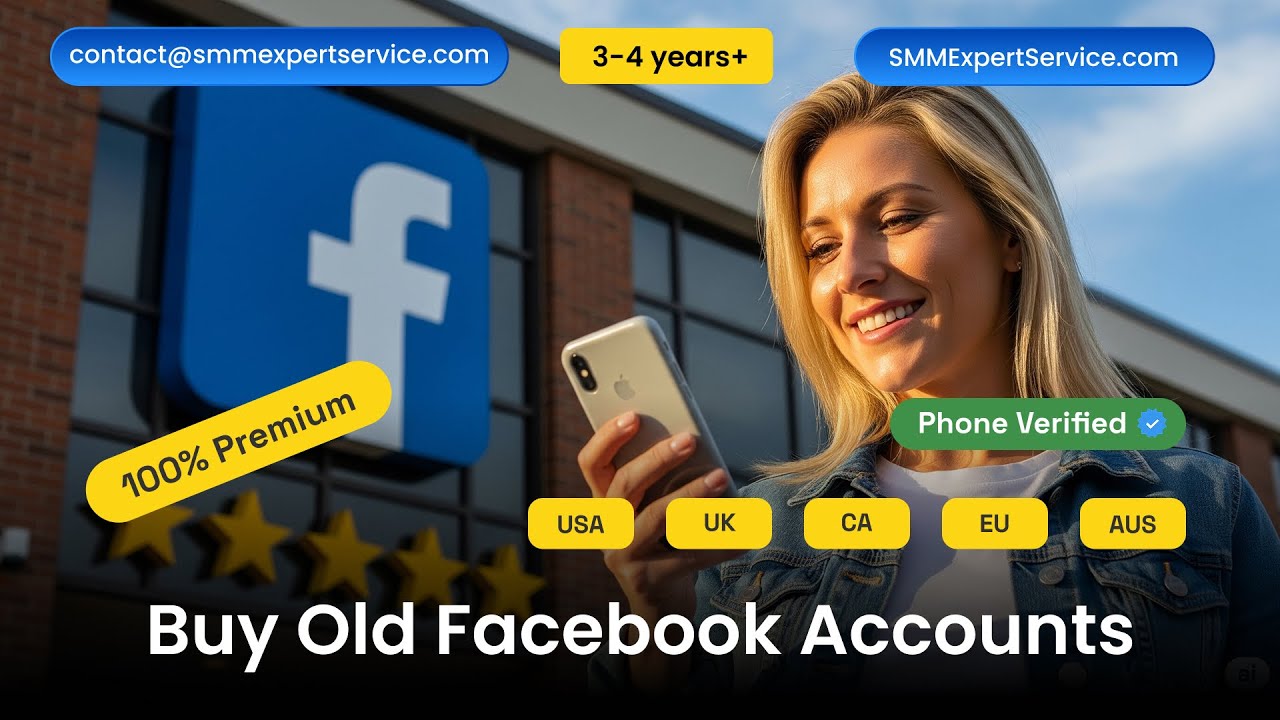 Buy Old Facebook Accounts | Aged, Verified, Bulk Facebook Ads Accounts for USA, UK, EU, CA, AUS