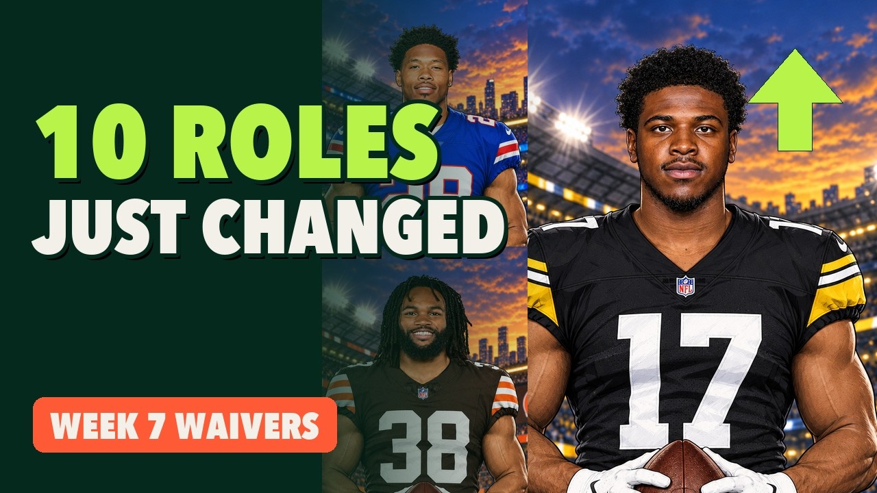 10 Fantasy Football Roles Just Changed (Week 7 Waivers)