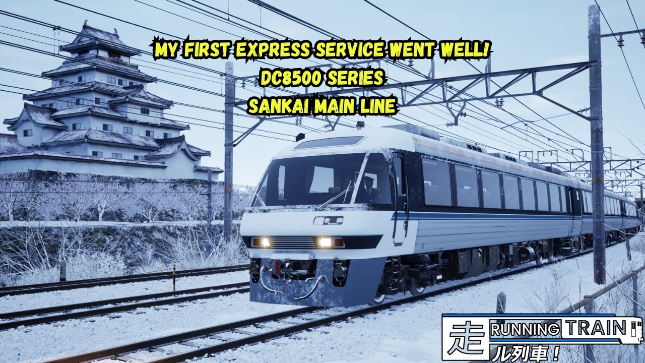 My First Express Service Went Well! | DC8500 Series | Sankai Main Line | Running Train