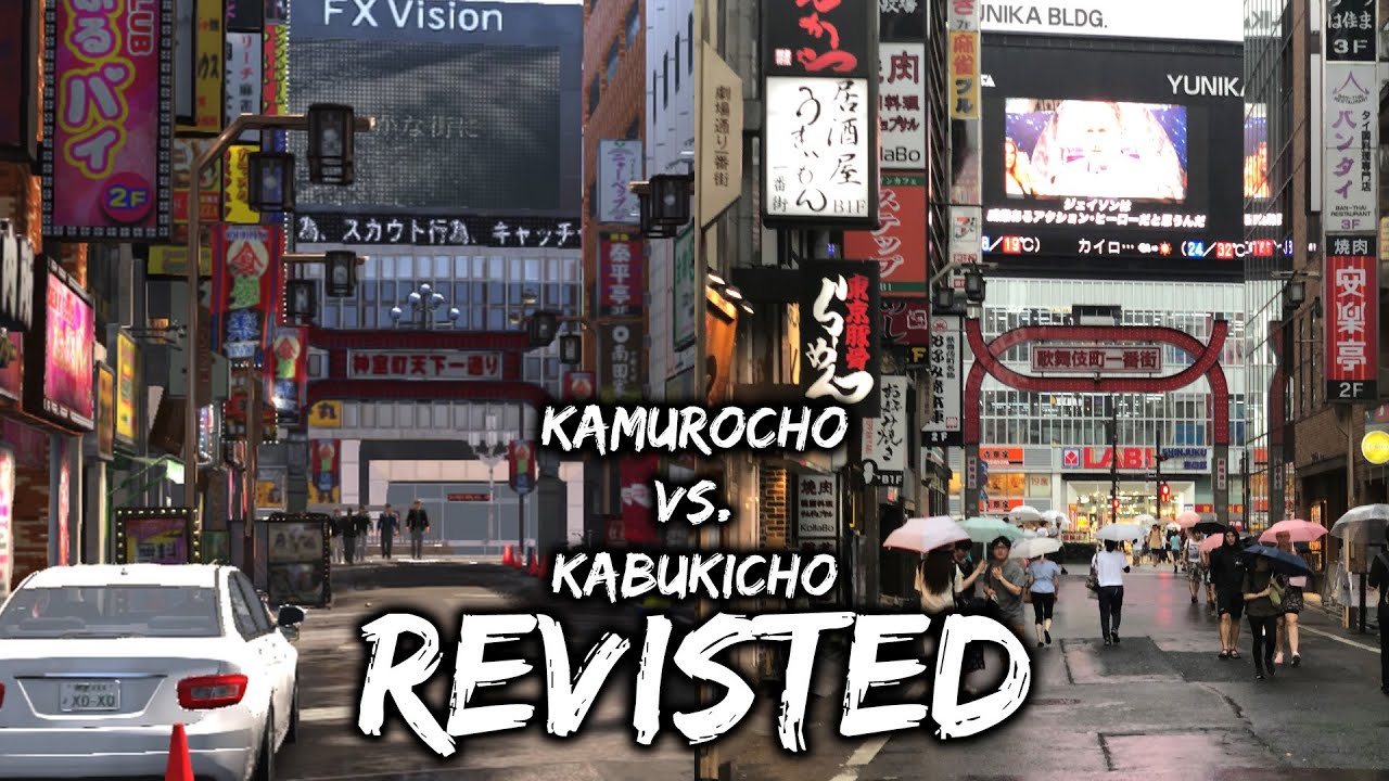 Kamurocho vs. Kabukicho Revisited | Like a Dragon Comparison Series