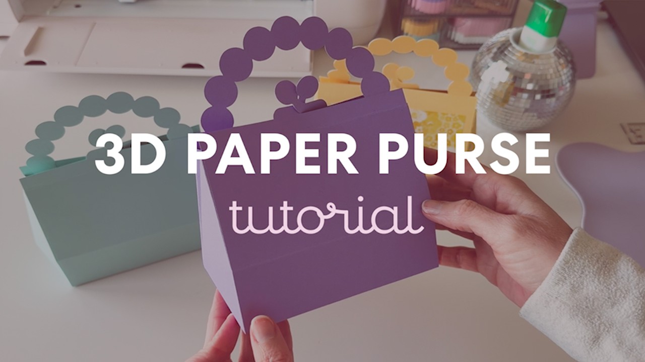 Use your Cricut to Make a Paper Purse!