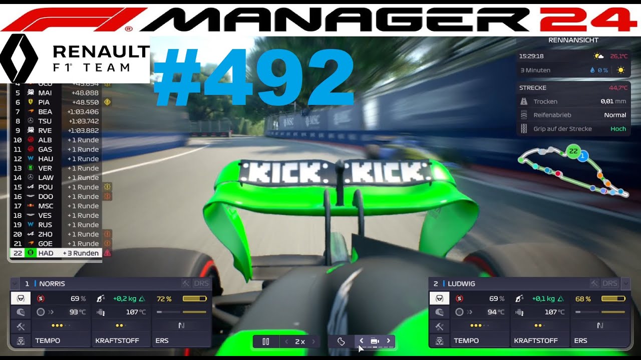 Konkurrenz hinter sich lassen! #492 -F1 Manager 24-