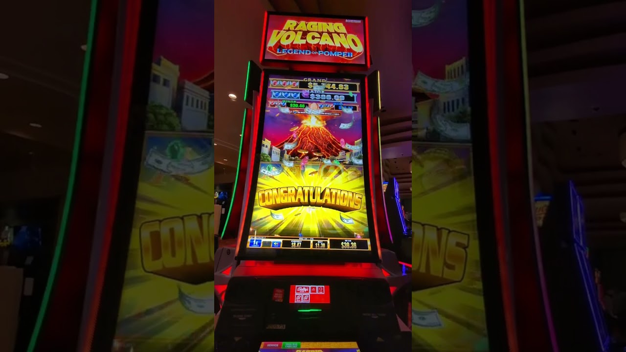 RAGING VOLCANO Legends of Pompei! 2 Bonuses! #slot #slotfun #slotmachine