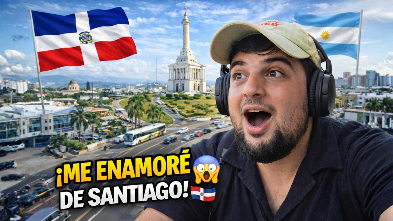 ARGENTINO queda IMPACTADO con SANTIAGO: “¡No sabía que RD tenía ESTO!” 😱🇩🇴