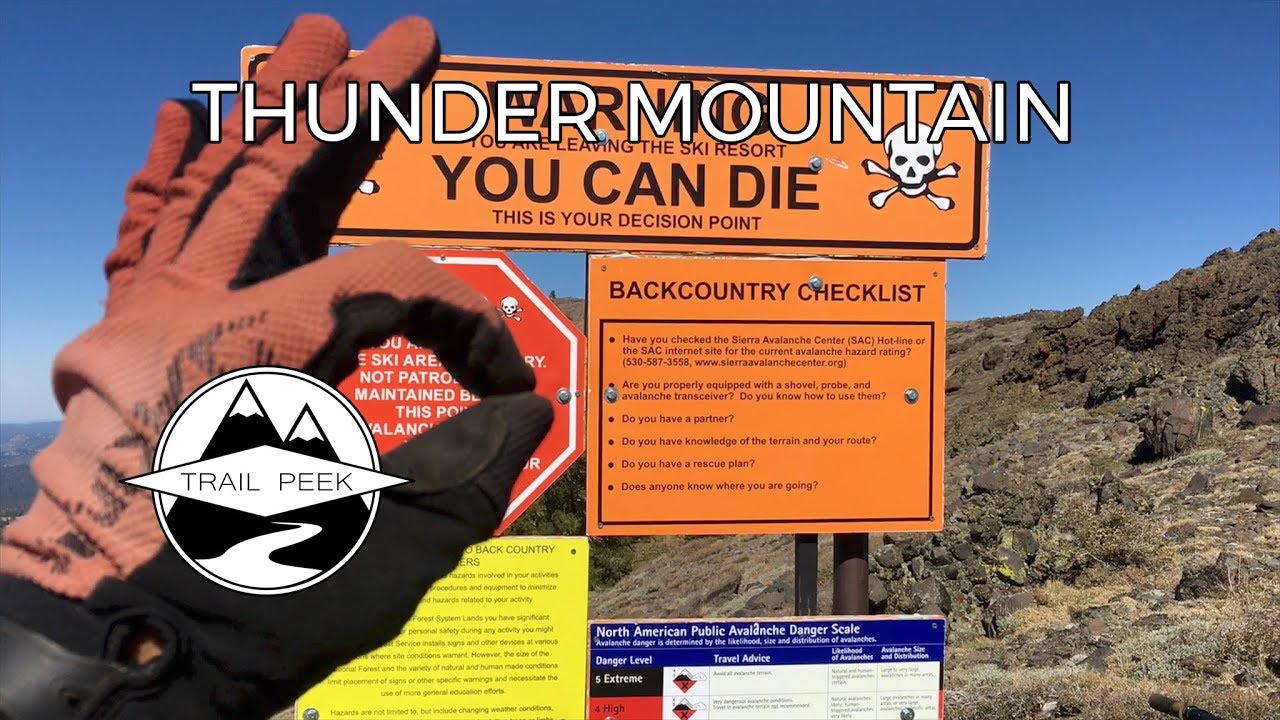 Thunder Mountain EPIC! - Mountain Biking Kirkwood, California