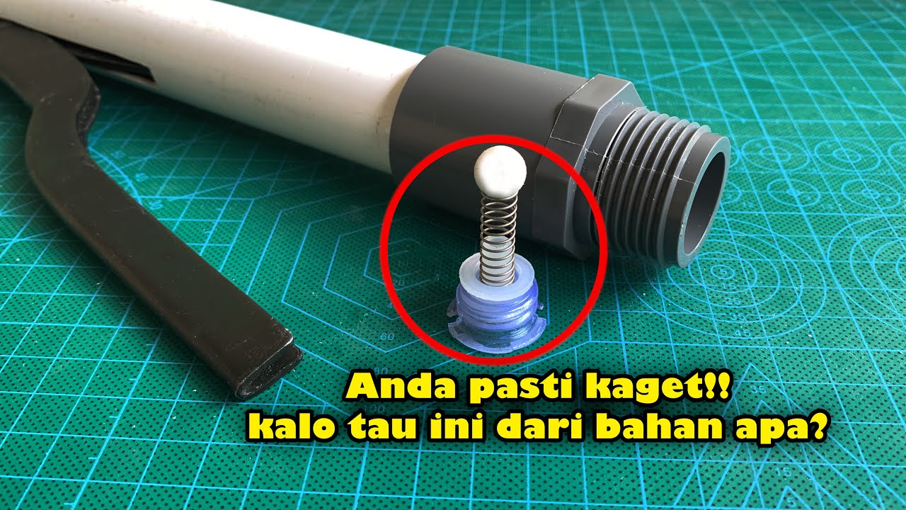 This video suprises you!! how i making Valve air Hand pump PVC for air slingshot just from roll on