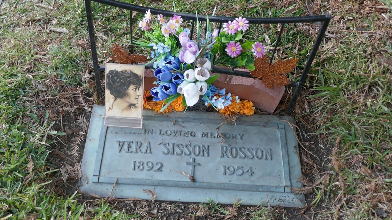 Director Arthur Rosson Vera Rosson Graves Hollywood Forever Cemetery LA CA USA November 21, 2024