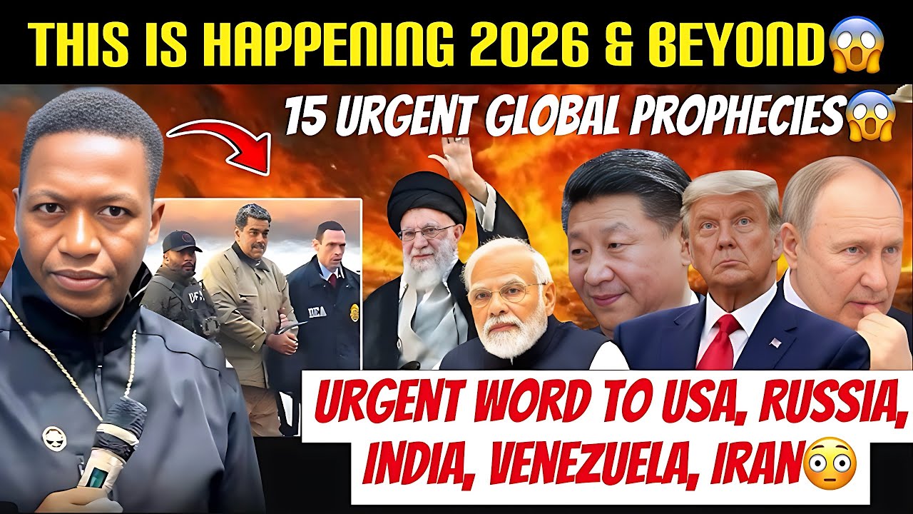 BREAKING‼️Urgent Prophecy😱Prophet Uebert Angel On America, Venezuela,China, Iran,Trump,Putin🚨
