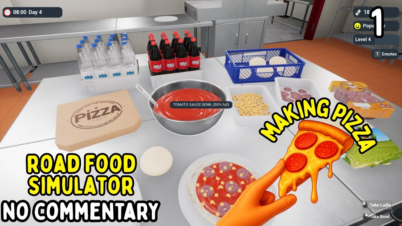 Road Food Simulator 🍕 LEVEL 4  Longplay No Commentary #1