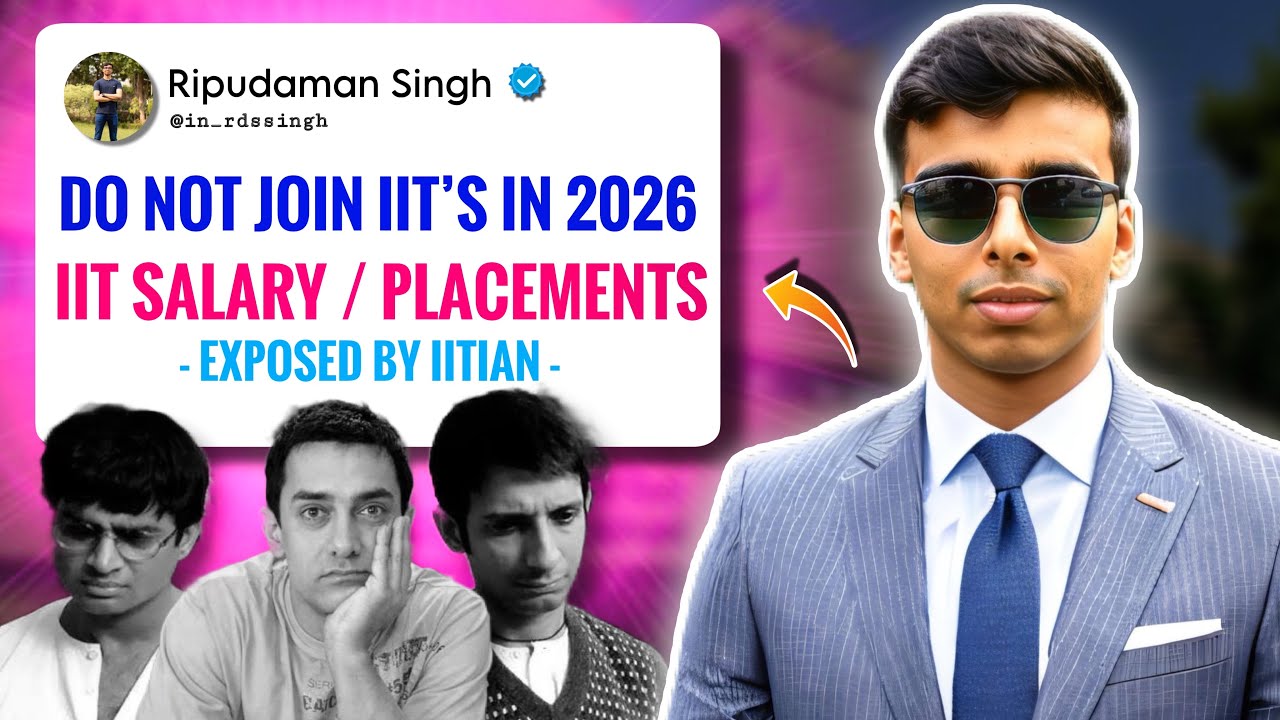 Don&rsquo;t Join IIT! The Dark Truth Nobody Told You (IIT Placements Exposed)
