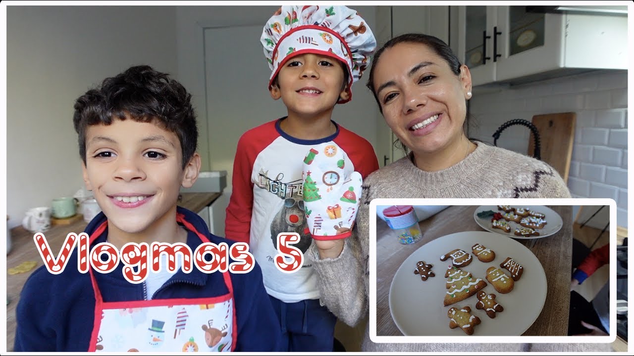 Vlogmas 5 🎄 Haciendo galletas NAVIDEÑAS + Fuimos a la cita del pasaporte / Italia