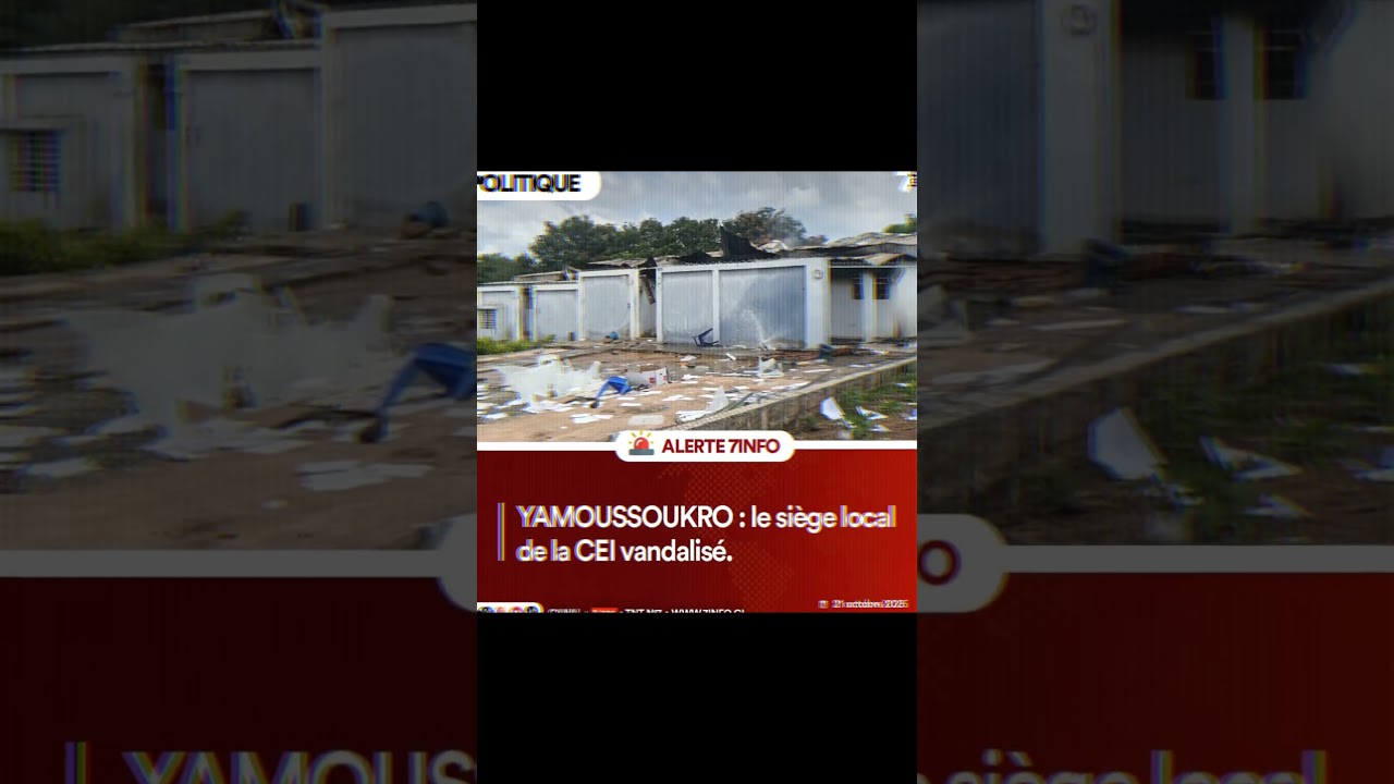 Le si&egrave;ge de la CEI &agrave; Yamoussoukro vandalis&eacute;