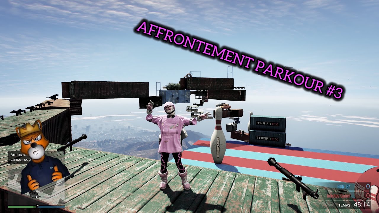 AFFRONTEMENT PARKOUR #3 - GTA 5 ONLINE
