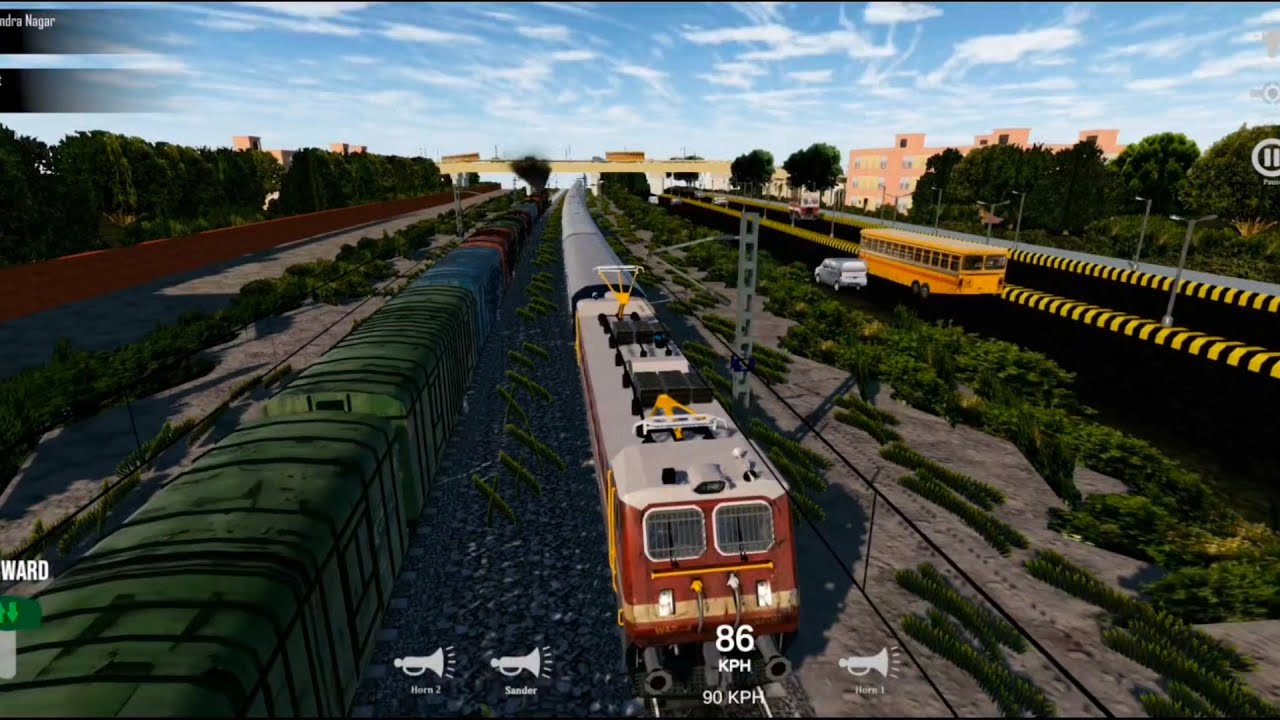 Railway simulator india gameplay @Ganu45yt #gaming #railwaysimulatorindia #gameplay 