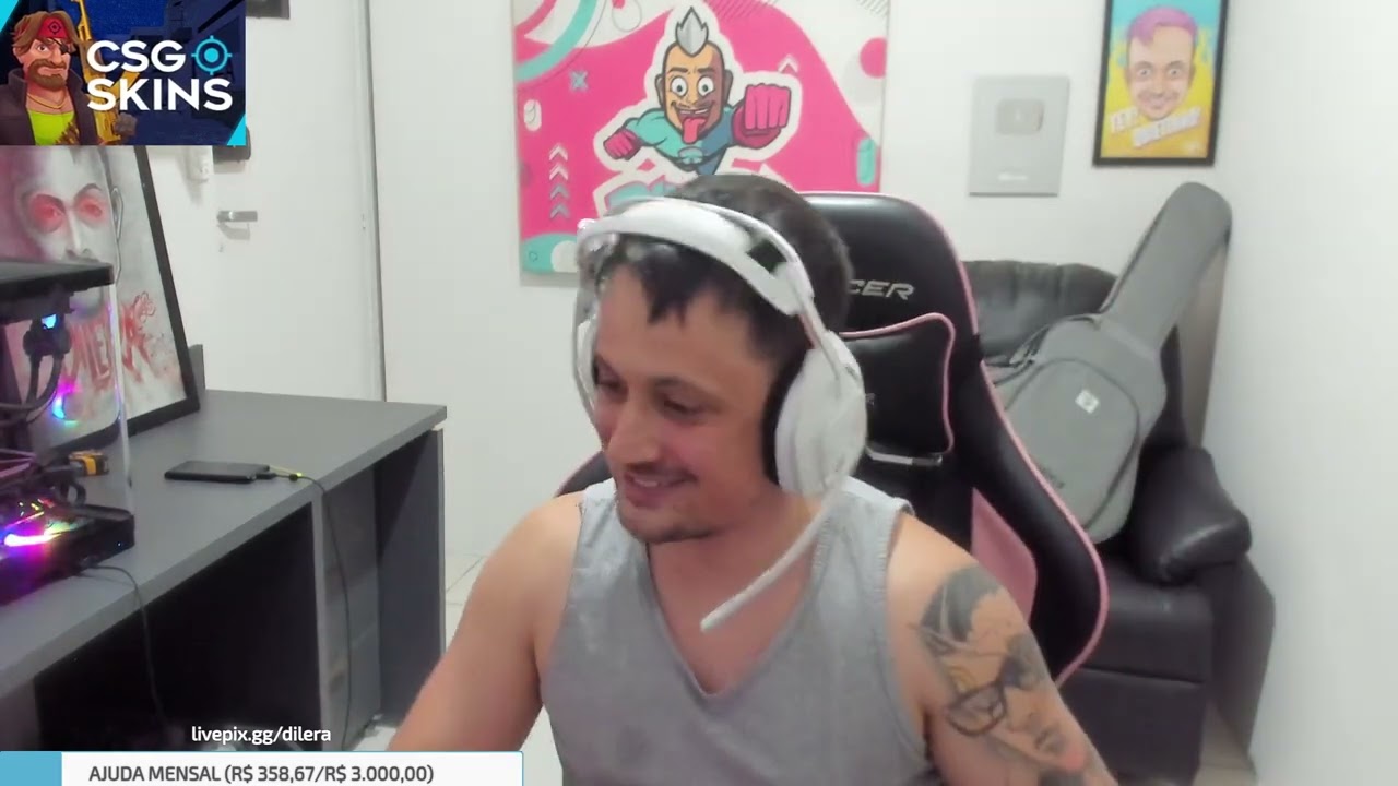 #dilera on #Twitch | soltando o rojão